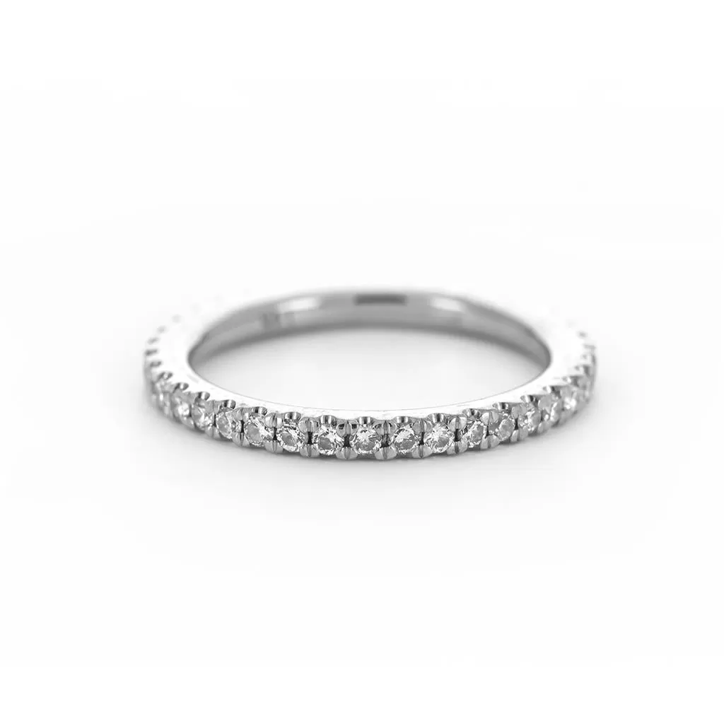 0.47ctw Diamond Eternity Band - White Gold