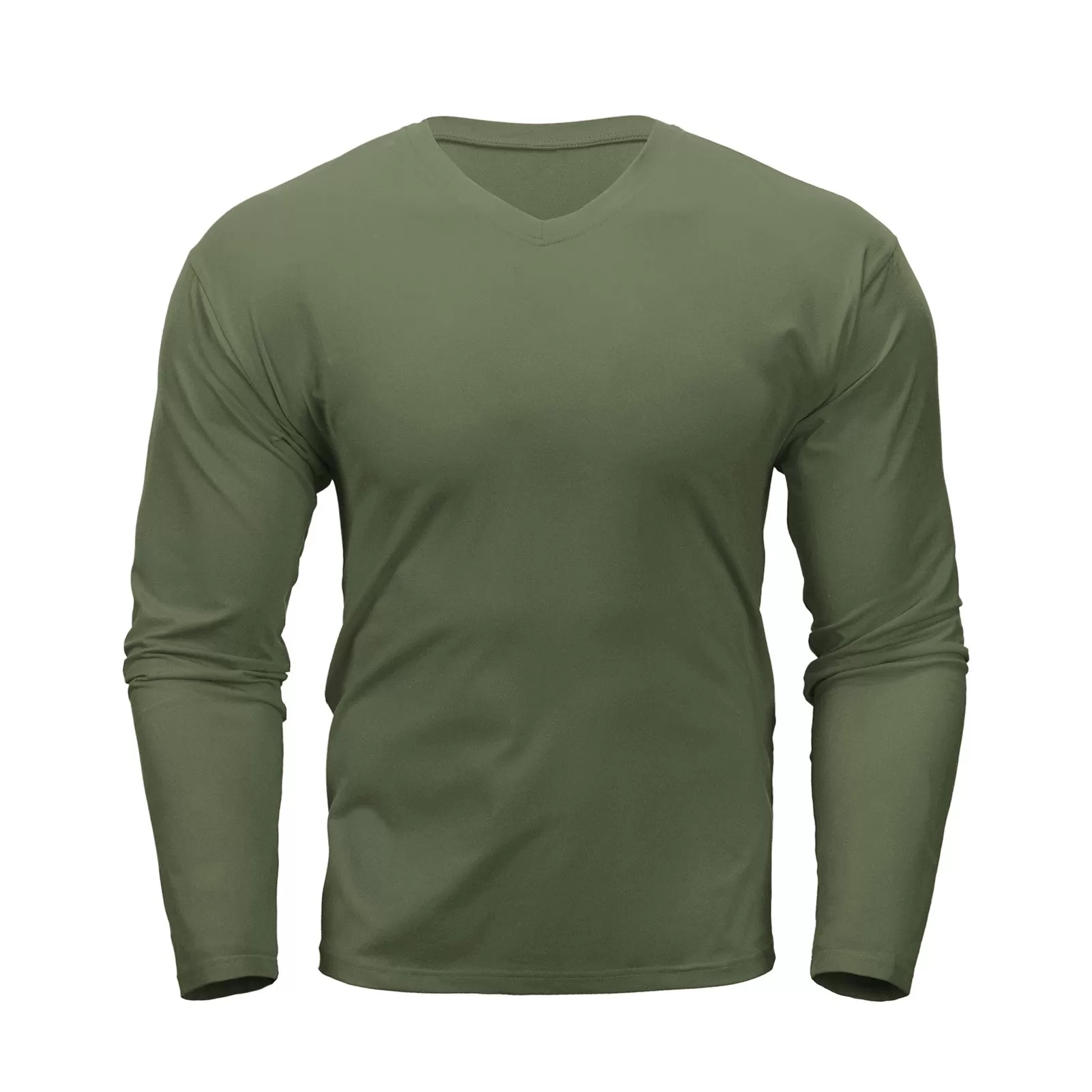 100% COTTON LONG SLEEVE REGULAR FIT T-SHIRT