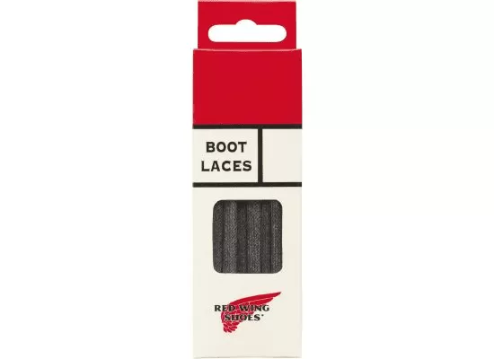 122cm/48" Flat Waxed Laces Black, Item no. 97155