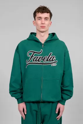 3D COLLEGE FOREST GREEN FRONTZIP