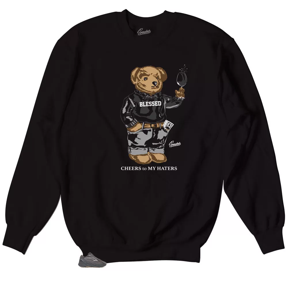 700 Geode Sweater - Cheers Bear - Black