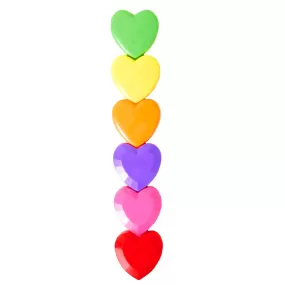 Accessorize London Girl's Heart Stacking Highlighters