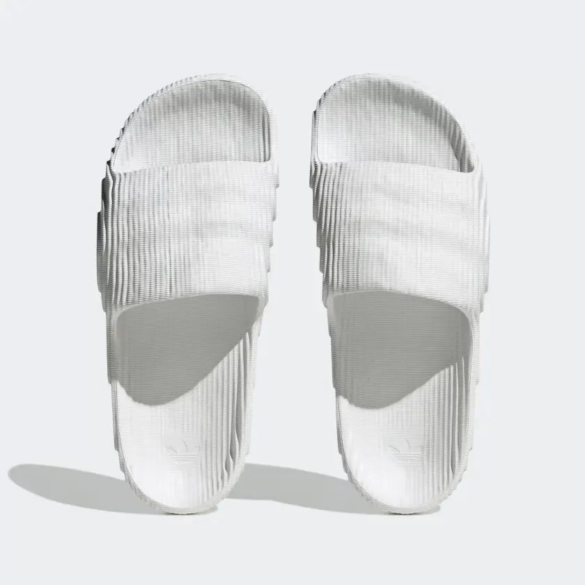 adidas Adilette 22 Slides "Crystal White" - Men's