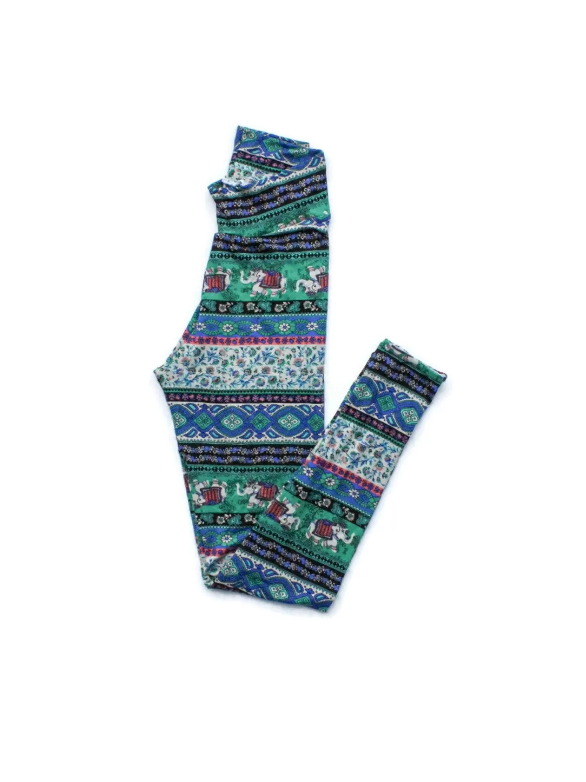 Adult Elephants Tribal Leggings