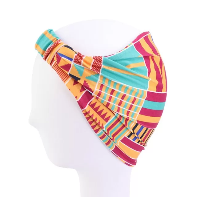 African Pattern Print Headband for Women