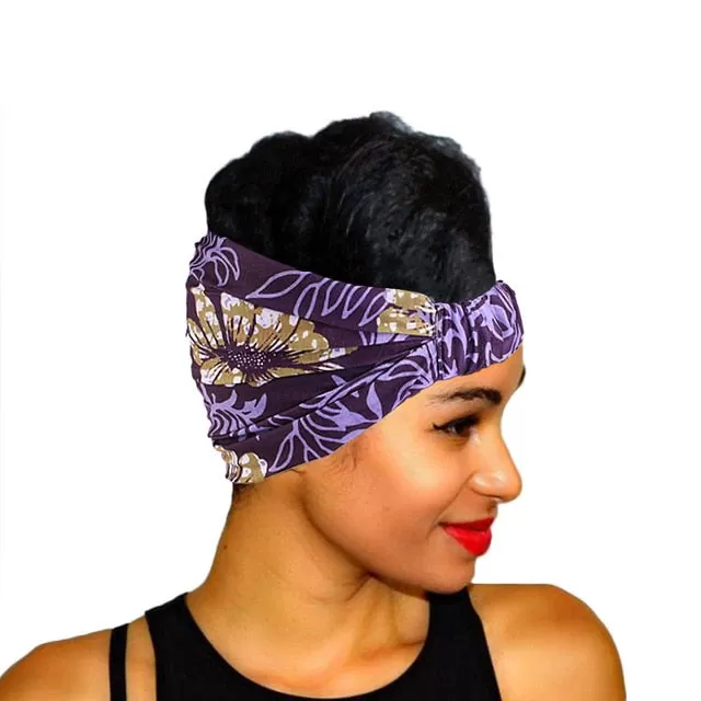 African Pattern Print Headband for Women