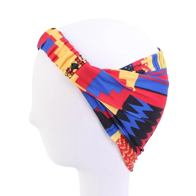 African Pattern Print Headband for Women