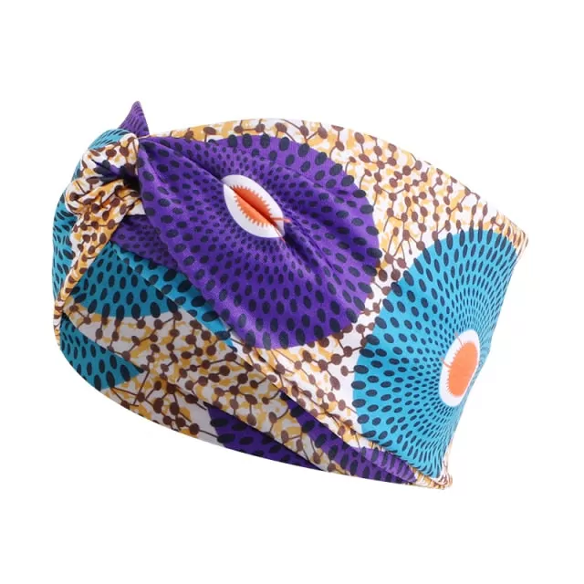 African Pattern Print Headband for Women