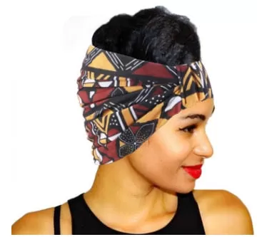 African Pattern Print Headband for Women