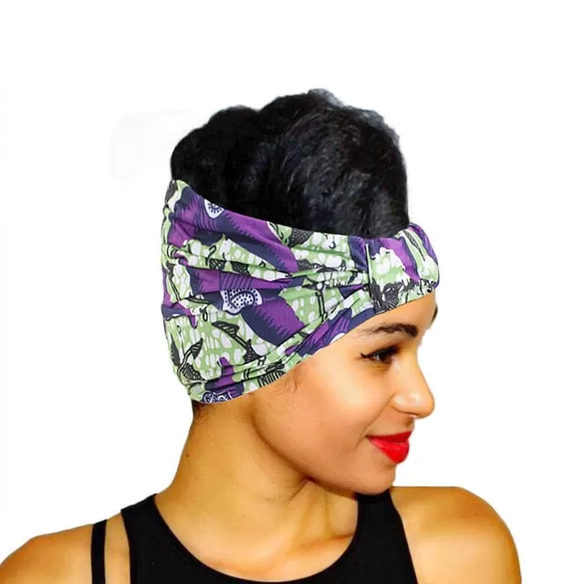 African Pattern Print Headband for Women