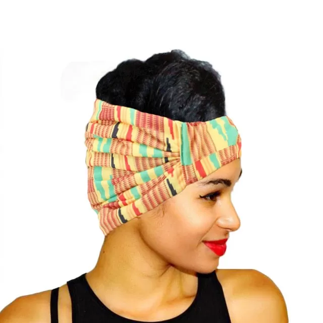 African Pattern Print Headband for Women