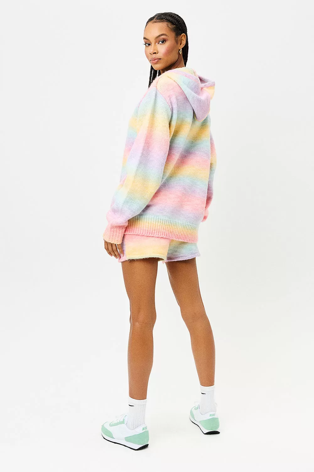 Aiden Knit Sweatshirt - Cotton Candy