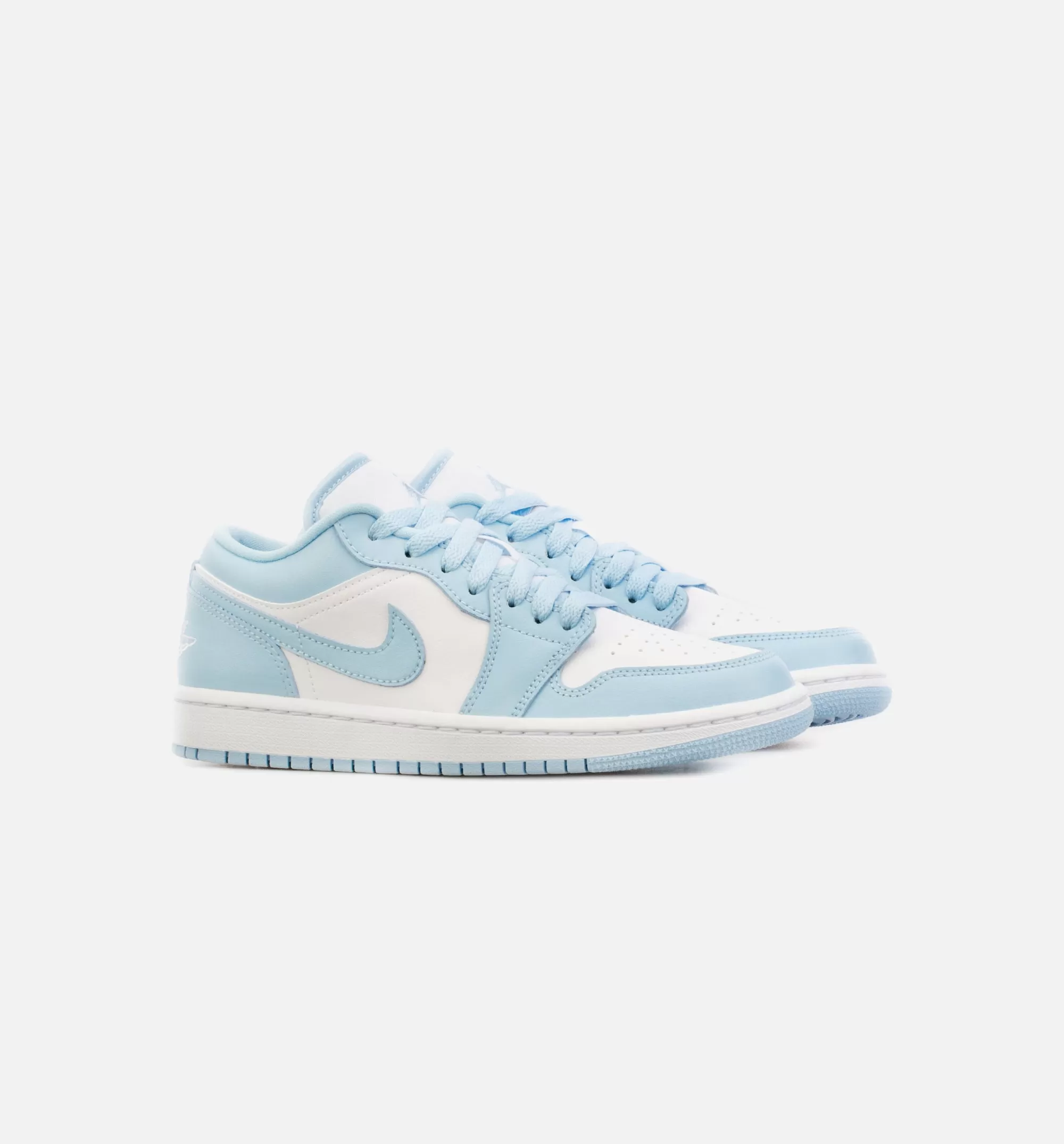 Air Jordan 1 Low Ice Blue Womens Lifestyle Shoe - White/Blue Limit One Per Customer