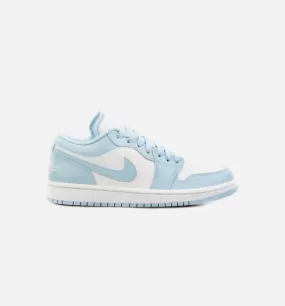 Air Jordan 1 Low Ice Blue Womens Lifestyle Shoe - White/Blue Limit One Per Customer