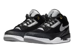 Air Jordan 3 Retro Tinker Black Cement Gold