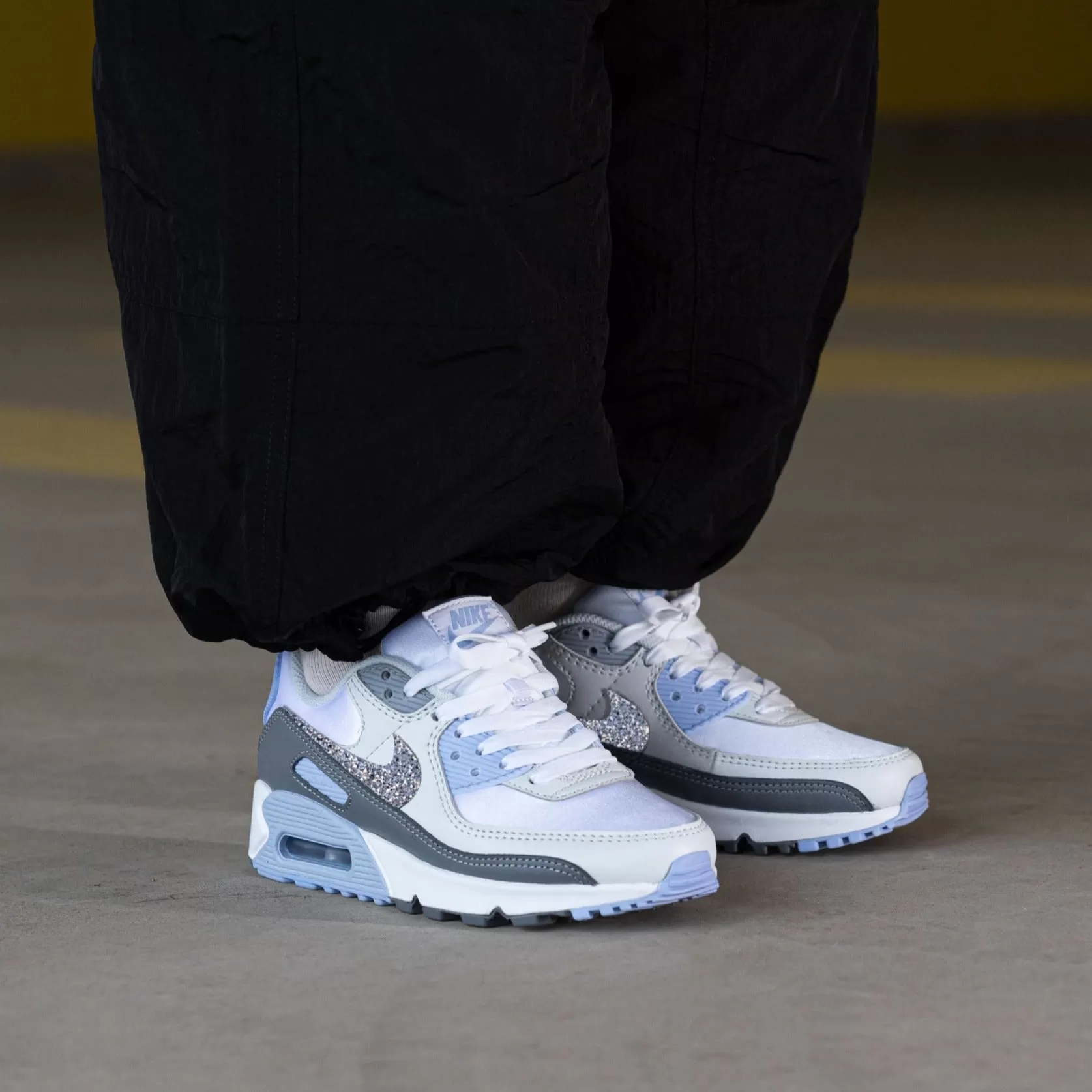 Air Max 90 Women (Baby Blue/ Grey)