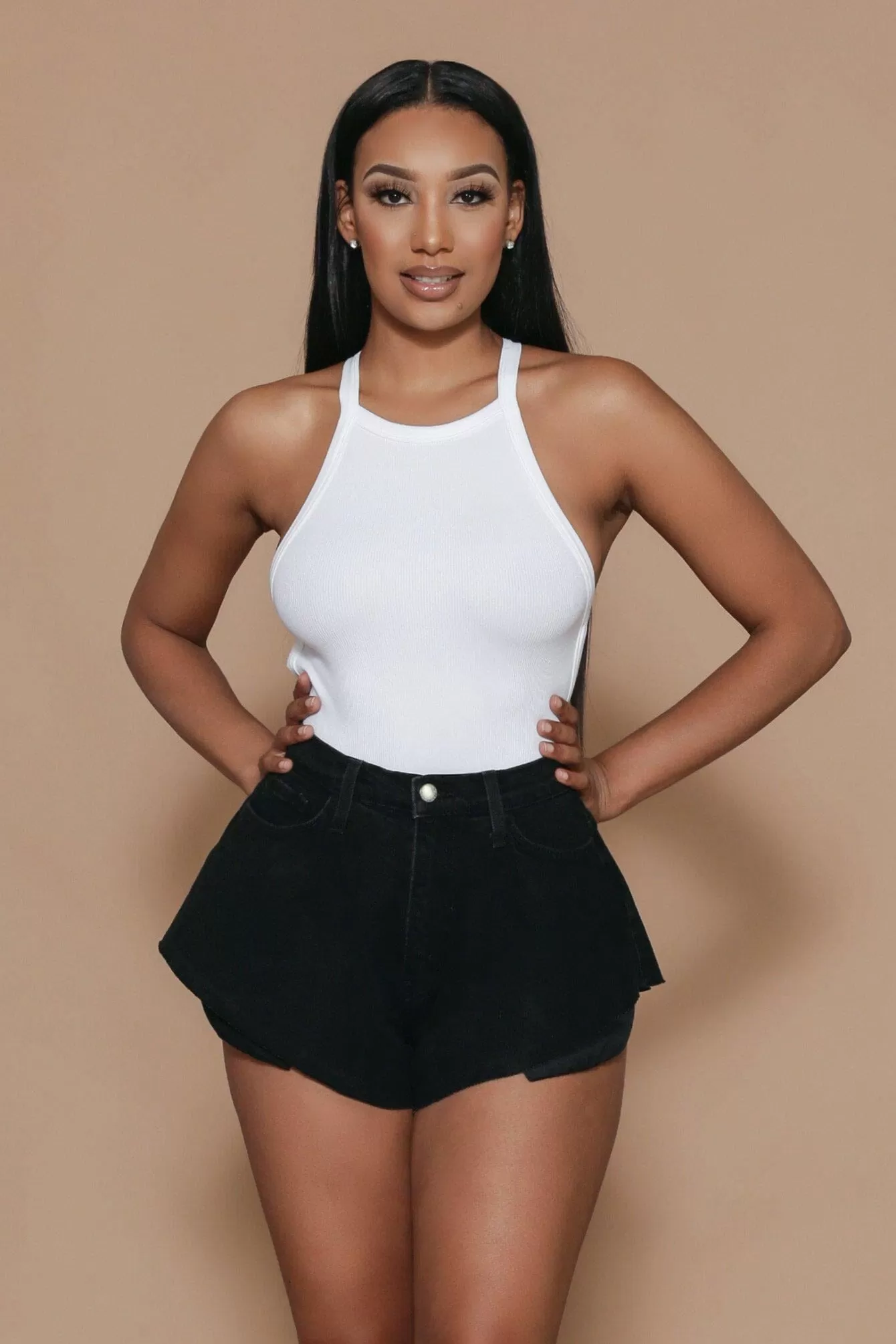 All Types Halter Neckline Bodysuit