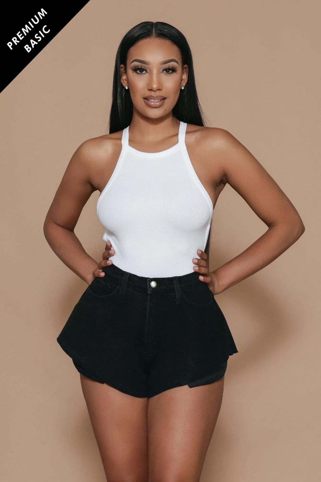 All Types Halter Neckline Bodysuit