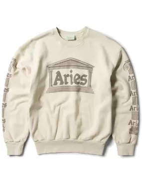 Aries Womens Ancient Column Sweat Beige