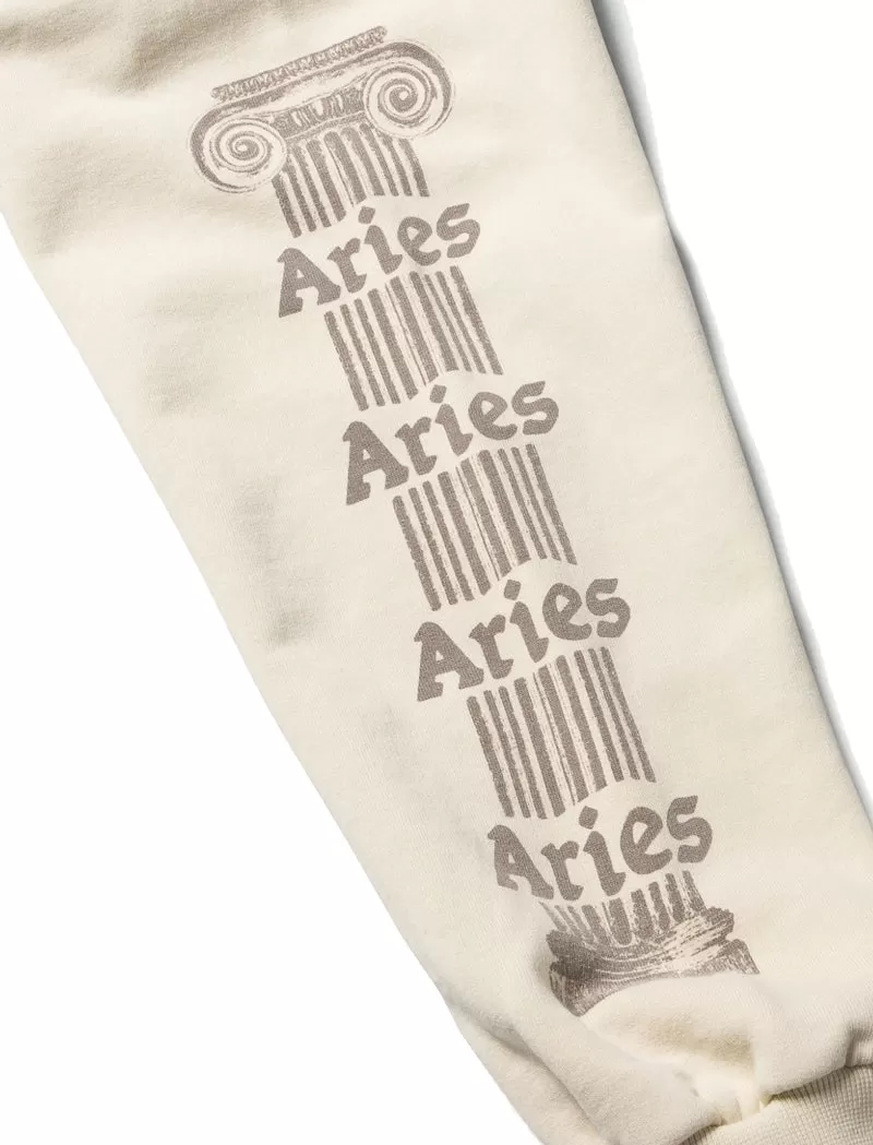 Aries Womens Ancient Column Sweat Beige