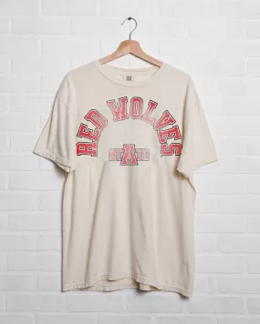 Arkansas State Red Wolves Mega Arch Ivory Tee