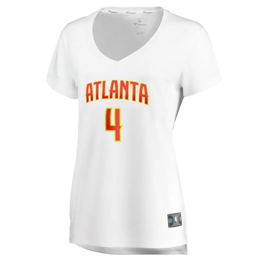 Atlanta Hawks Charlie Brown Jr. Fanatics Branded Fast Break Player Association Jersey Womens - White | Ireland J9588M4