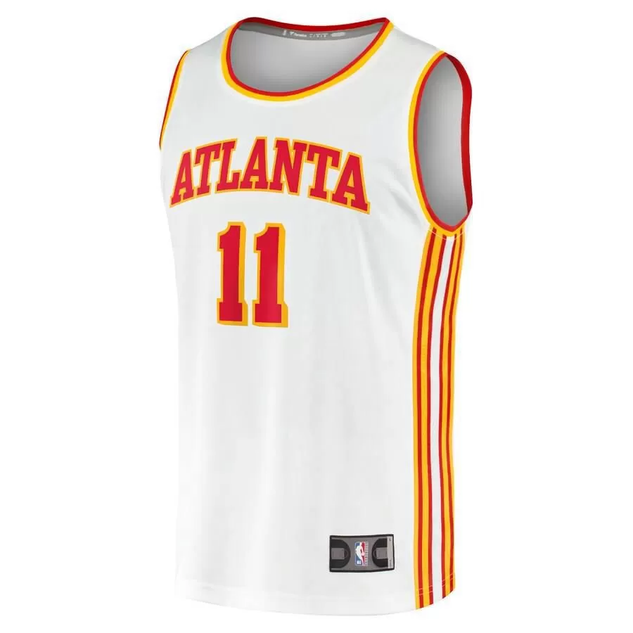 Atlanta Hawks Trae Young Fanatics Branded 2020-21 Fast Break Player Association Jersey Mens - White | Ireland P5285N7