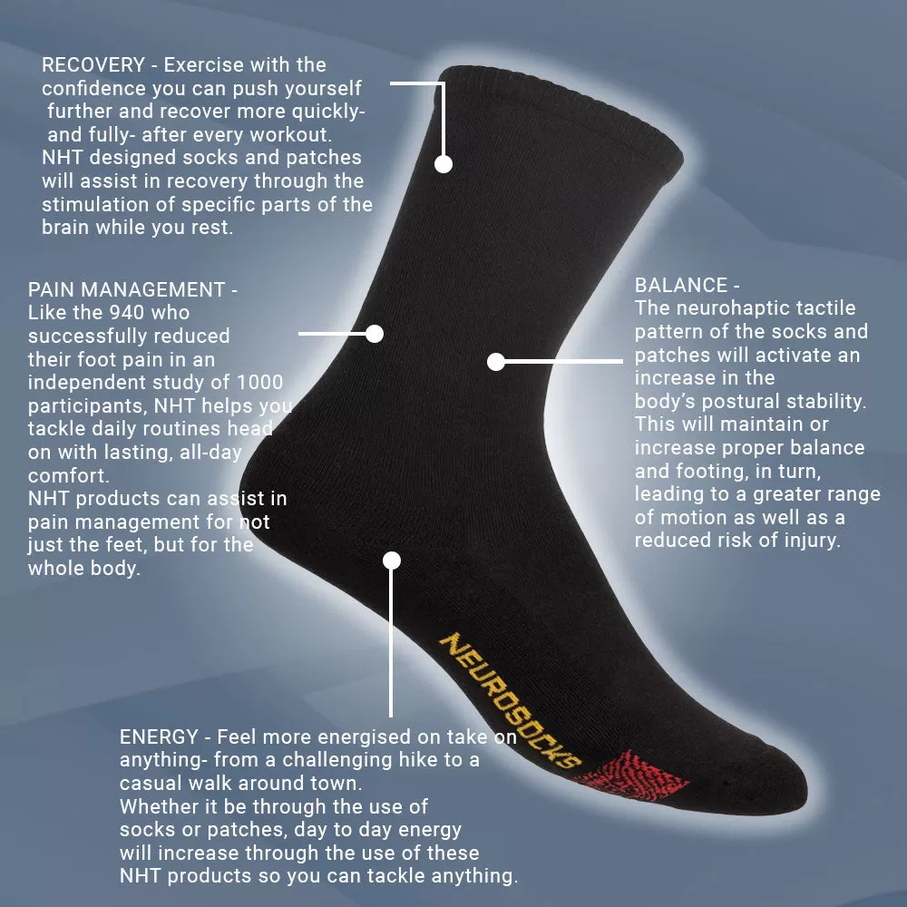 Biowin Neurosocks - Wellness Crew - Black