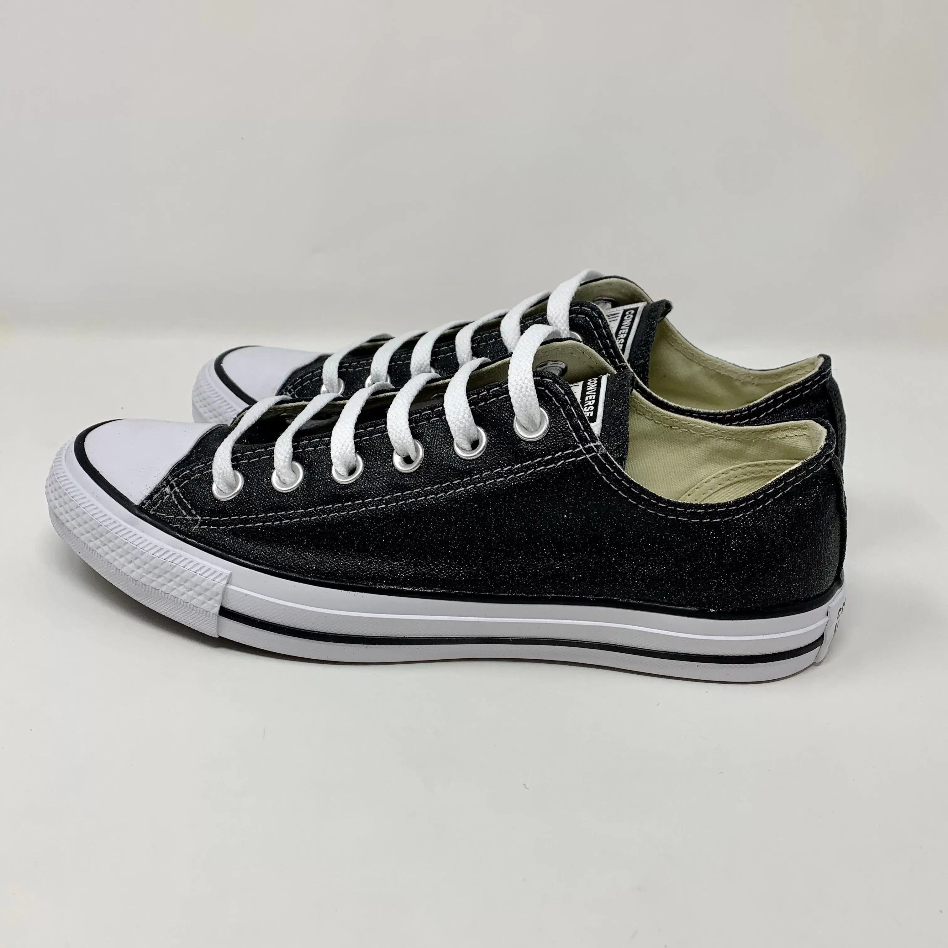 Black Glitter Converse