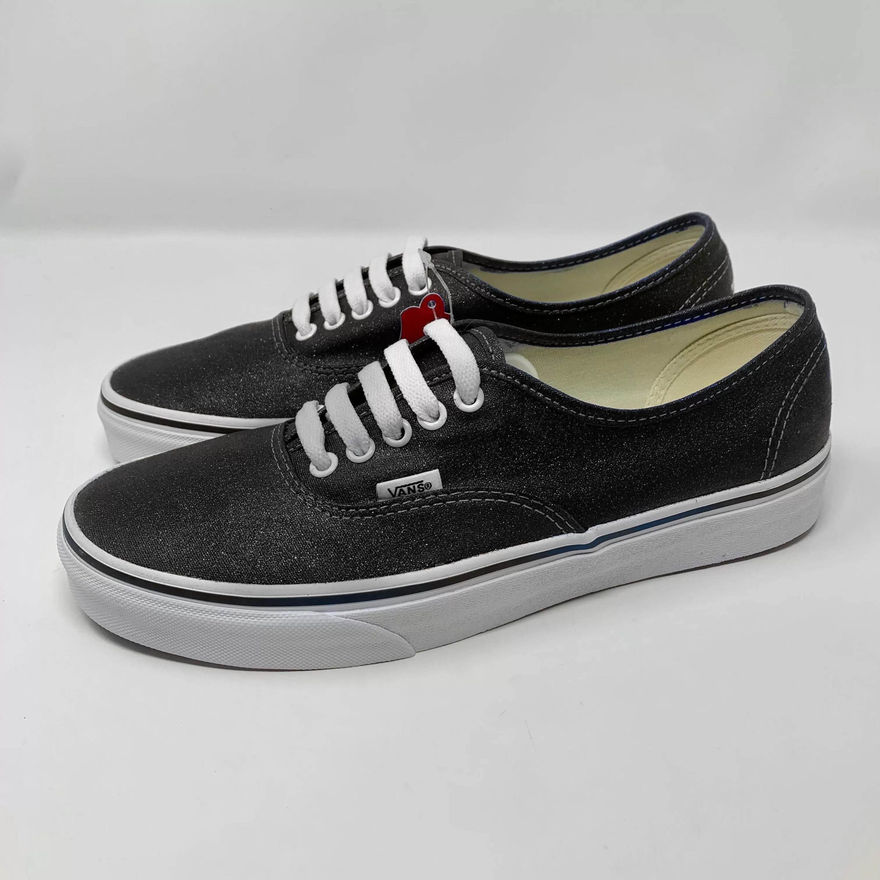 Black Glitter Vans