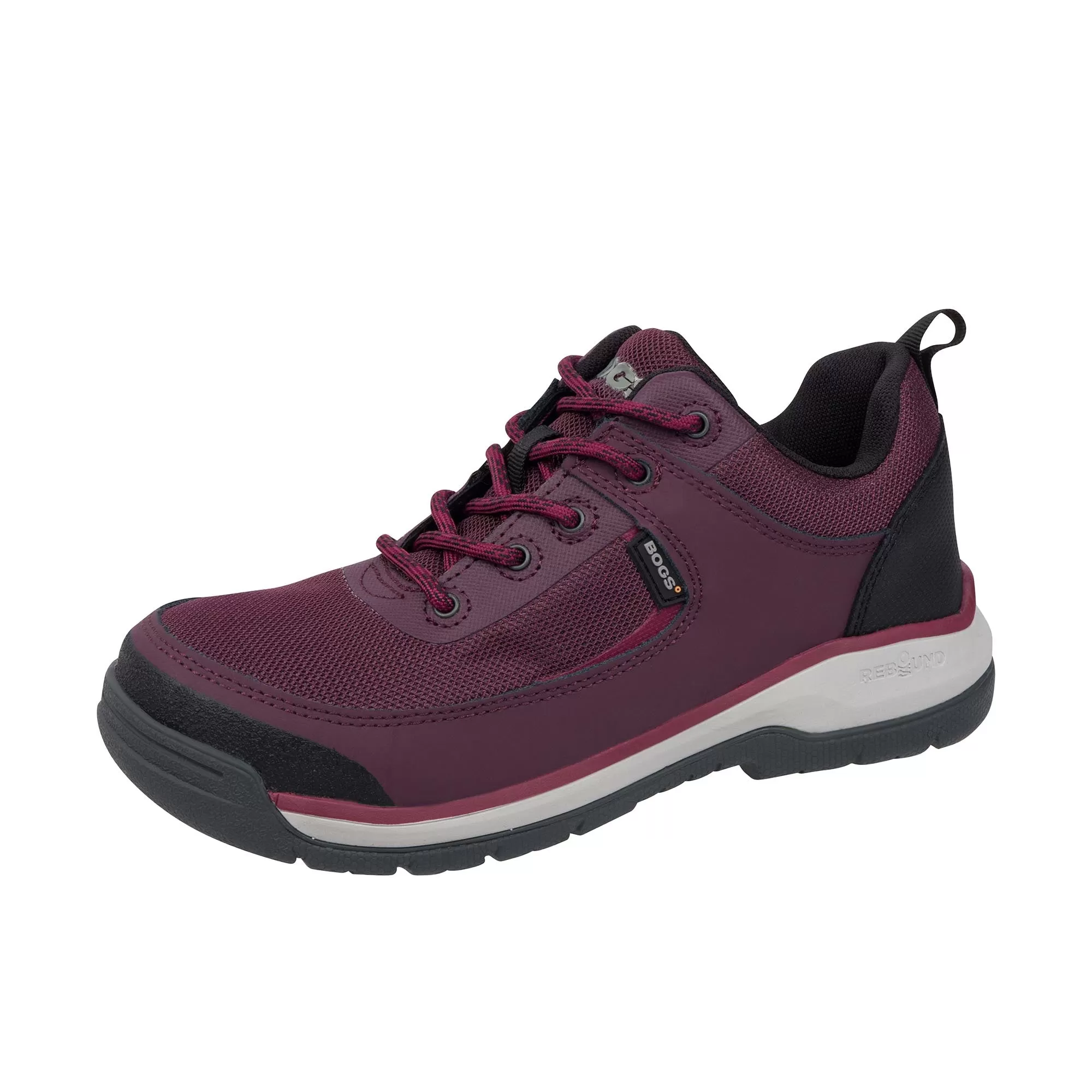 Bogs Womens Shale Low Composite Toe Plum Multi