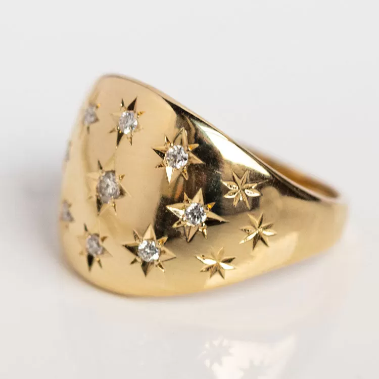 Bombe Diamond Ring