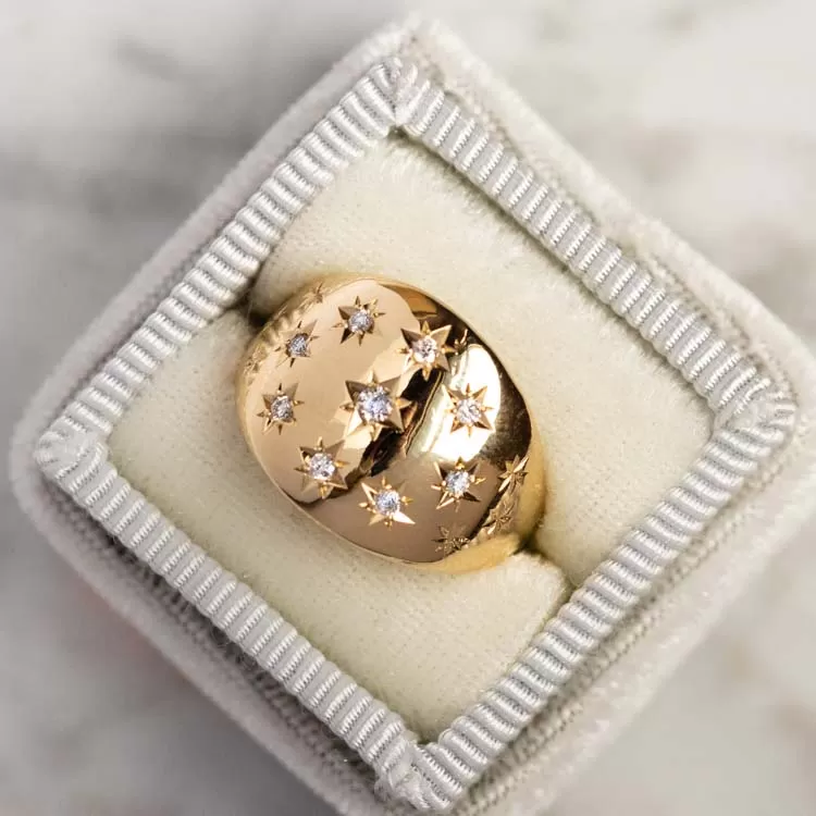 Bombe Diamond Ring