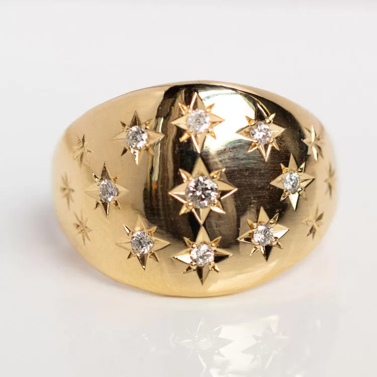 Bombe Diamond Ring