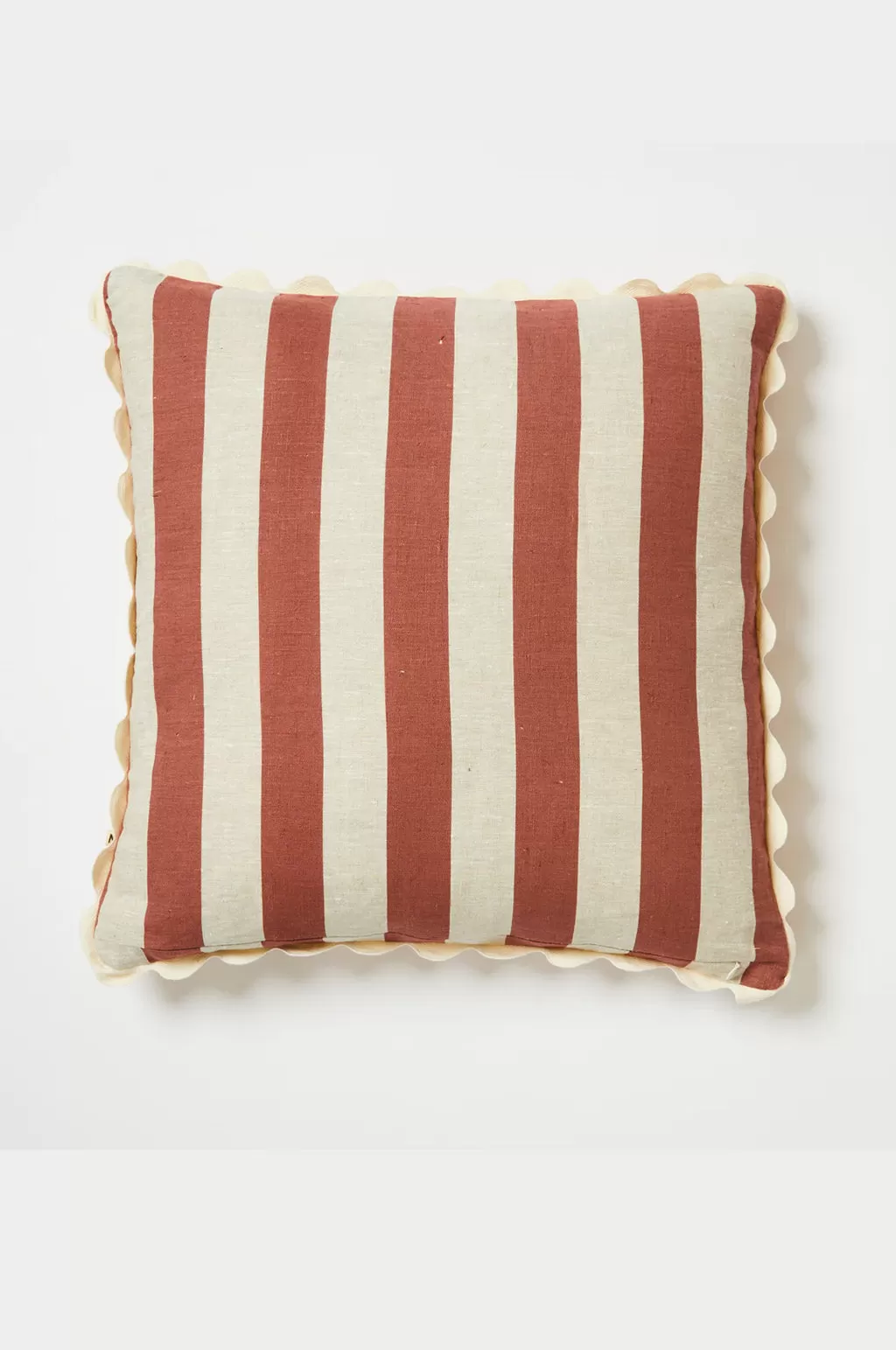 BONNIE AND NEIL CUSHION BOLD STRIPE BERRY PINK 60CM