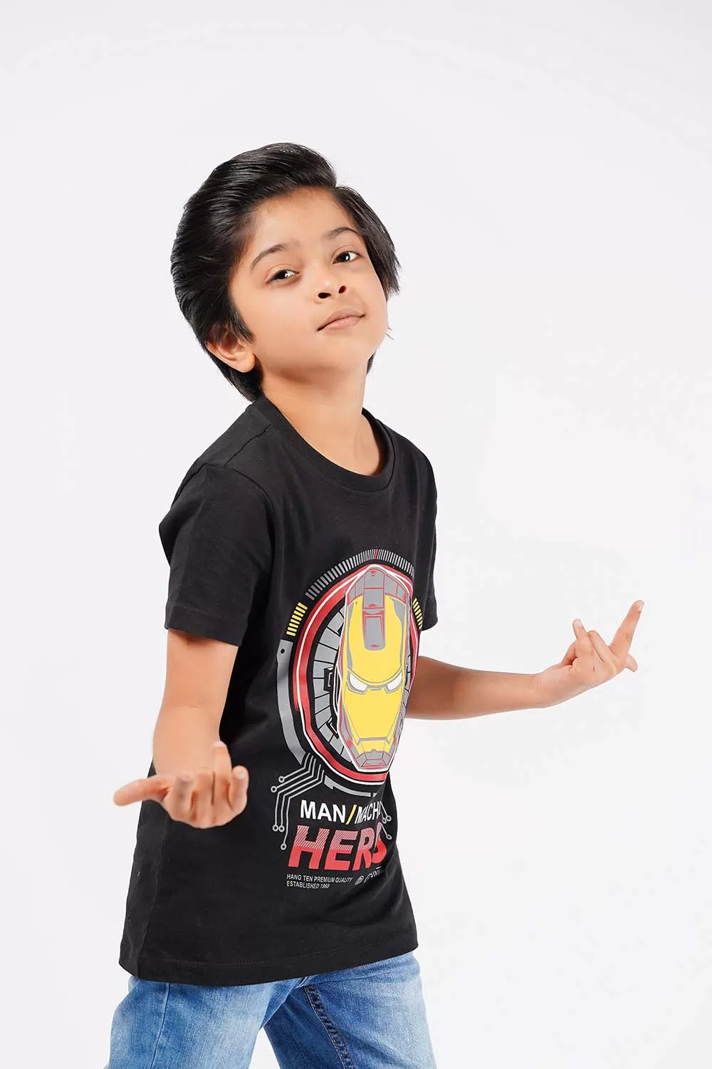 Boy's Short Sleeves Graphics Tee