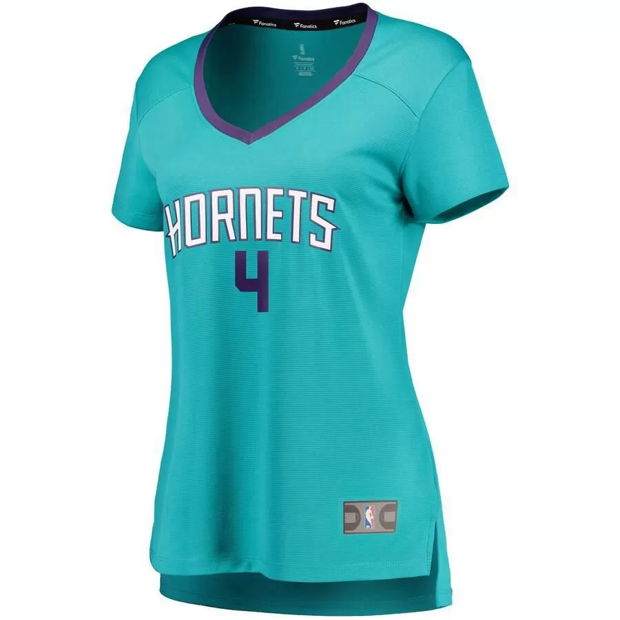 Charlotte Hornets Devonte Graham Fanatics Branded Replica Fast Break Player Icon Jersey Womens - Blue | Ireland W1157Y1