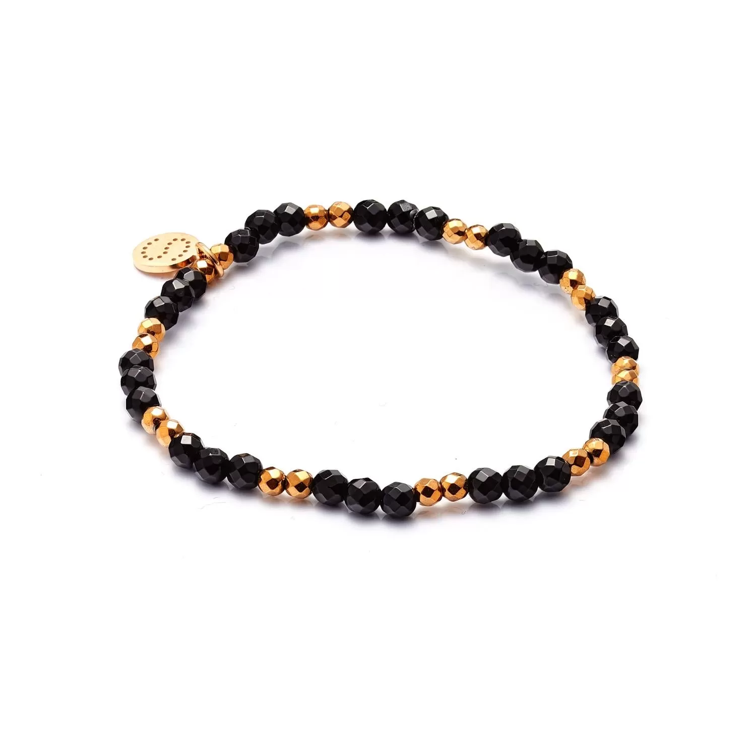 Charme / Bracelet Trio / Black Onyx   Gold