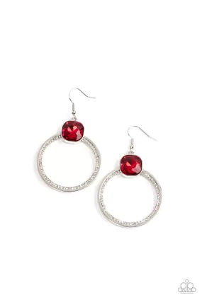 Cheers to Happily Ever After - Red Earring