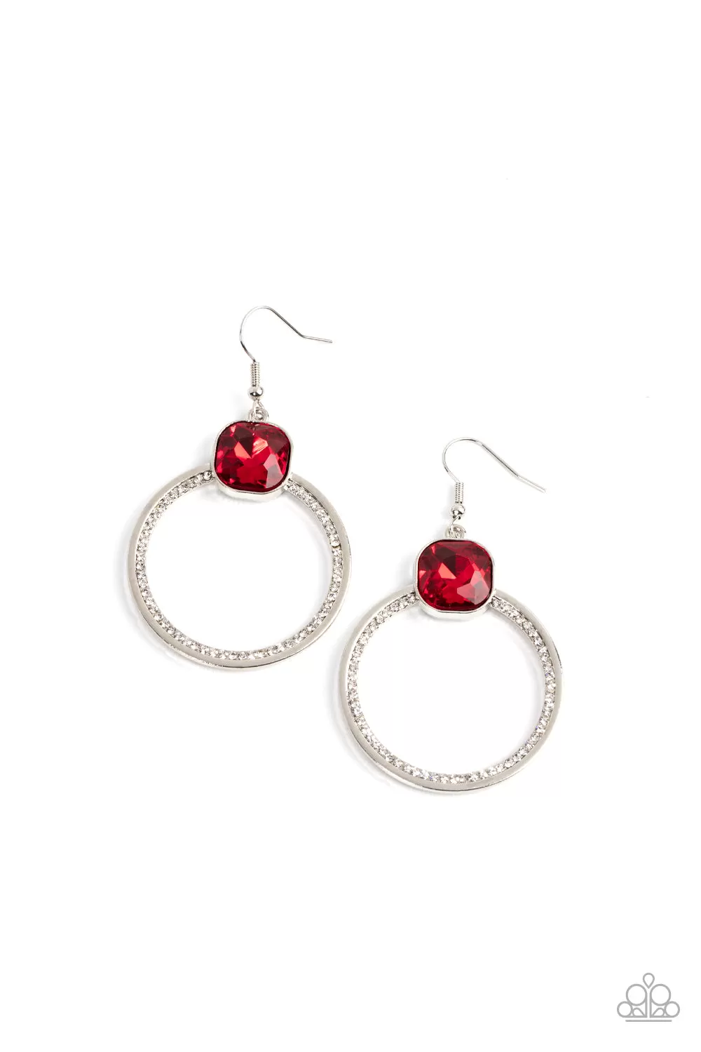 Cheers to Happily Ever After - Red Earring