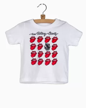 Children's Rolling Stones Oklahoma Flag Multi Lick White Tee