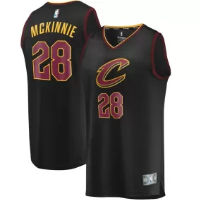 Cleveland Cavaliers Alfonzo McKinnie Fanatics Branded Fast Break Player Statement Jersey Kids - Black | Ireland G9426P5