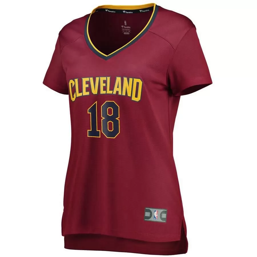 Cleveland Cavaliers Matthew Dellavedova Fanatics Branded Replica Fast Break Player Icon Jersey Womens - Burgundy | Ireland C7212X3