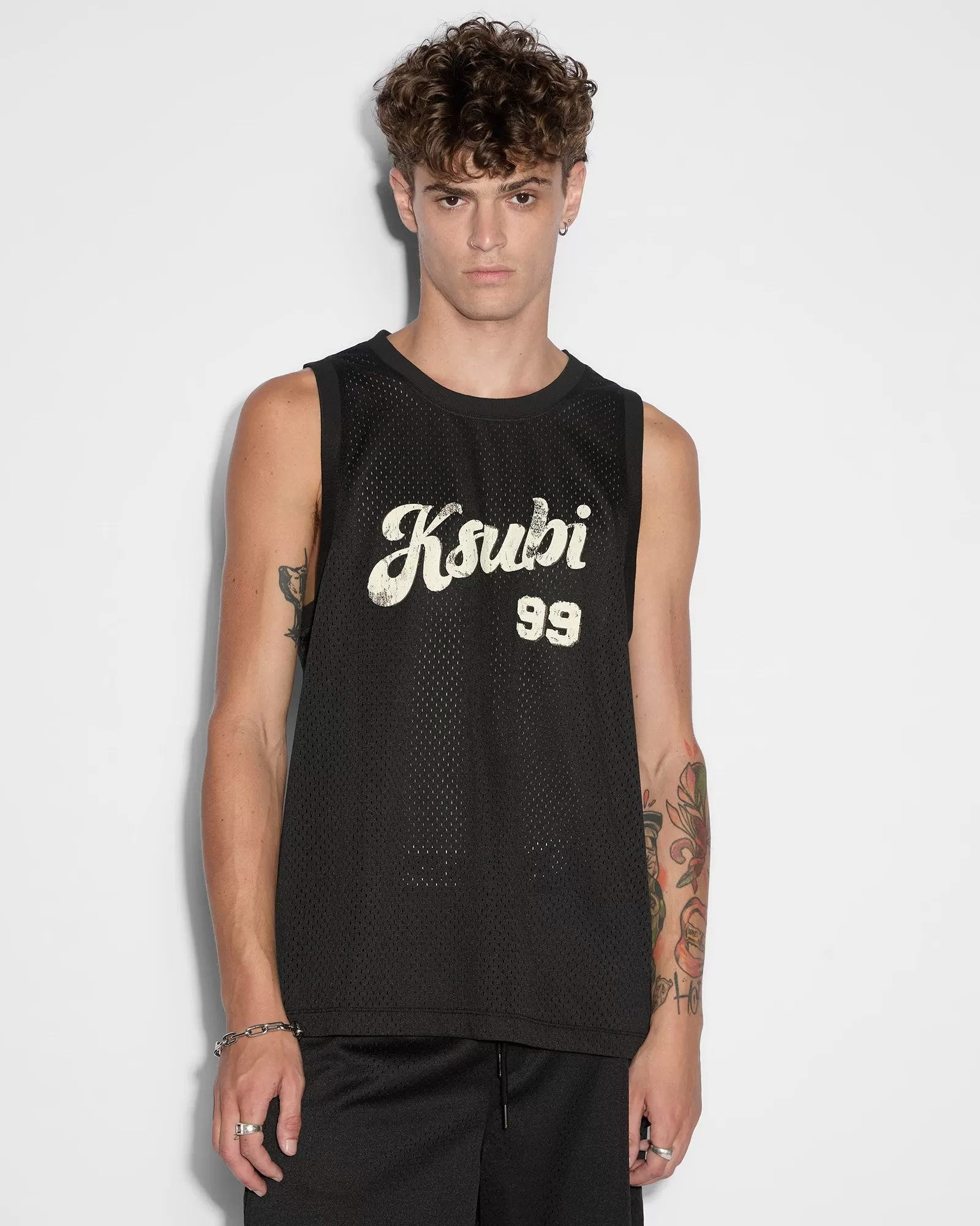 CLUBHOUSE PICK UP SINGLET BLACK