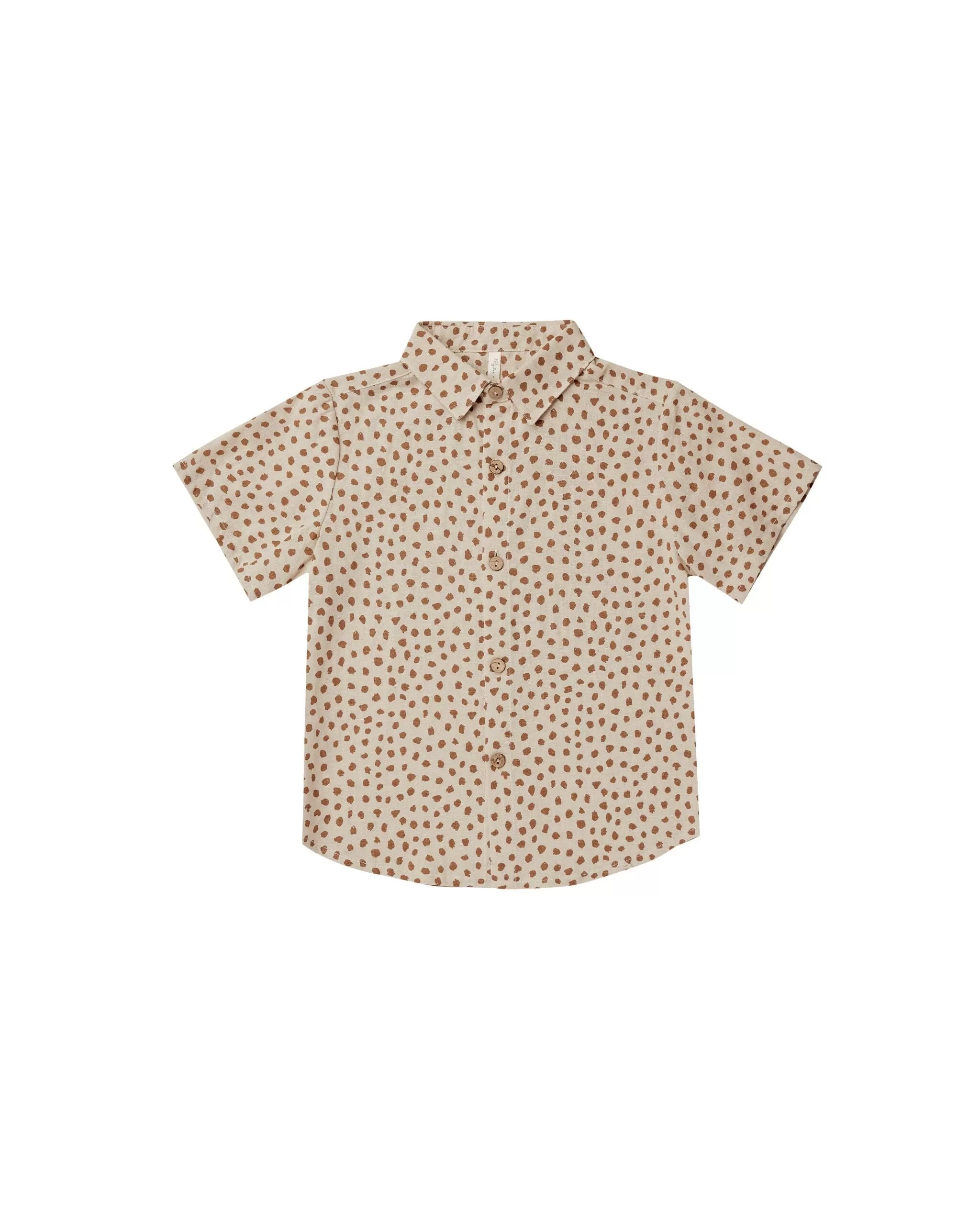 Collared Short Sleeve Shirt | Spots