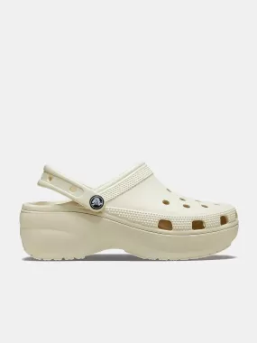 Crocs Classic Platform Clog Womens - Bone