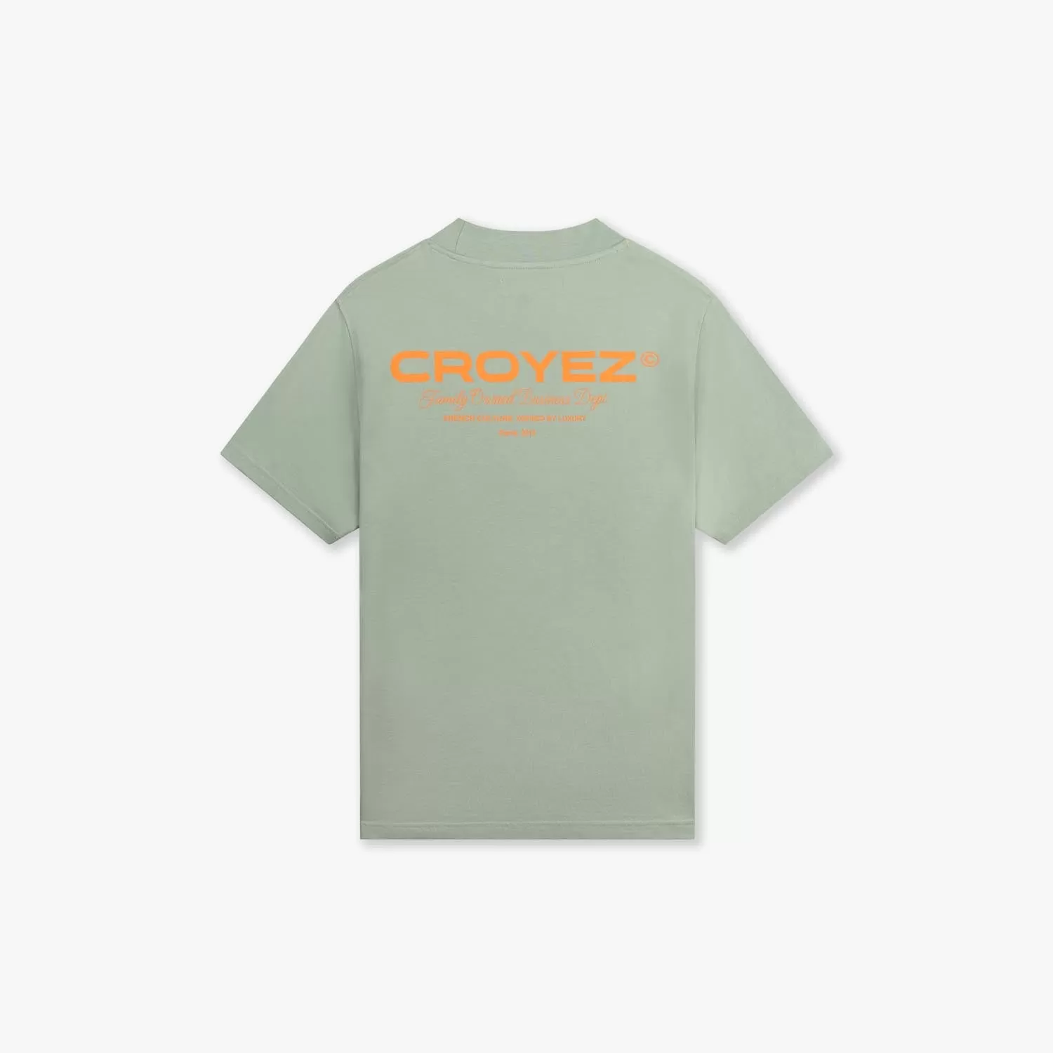 Croyez Family Owned Business T-Shirt | Green/Orange