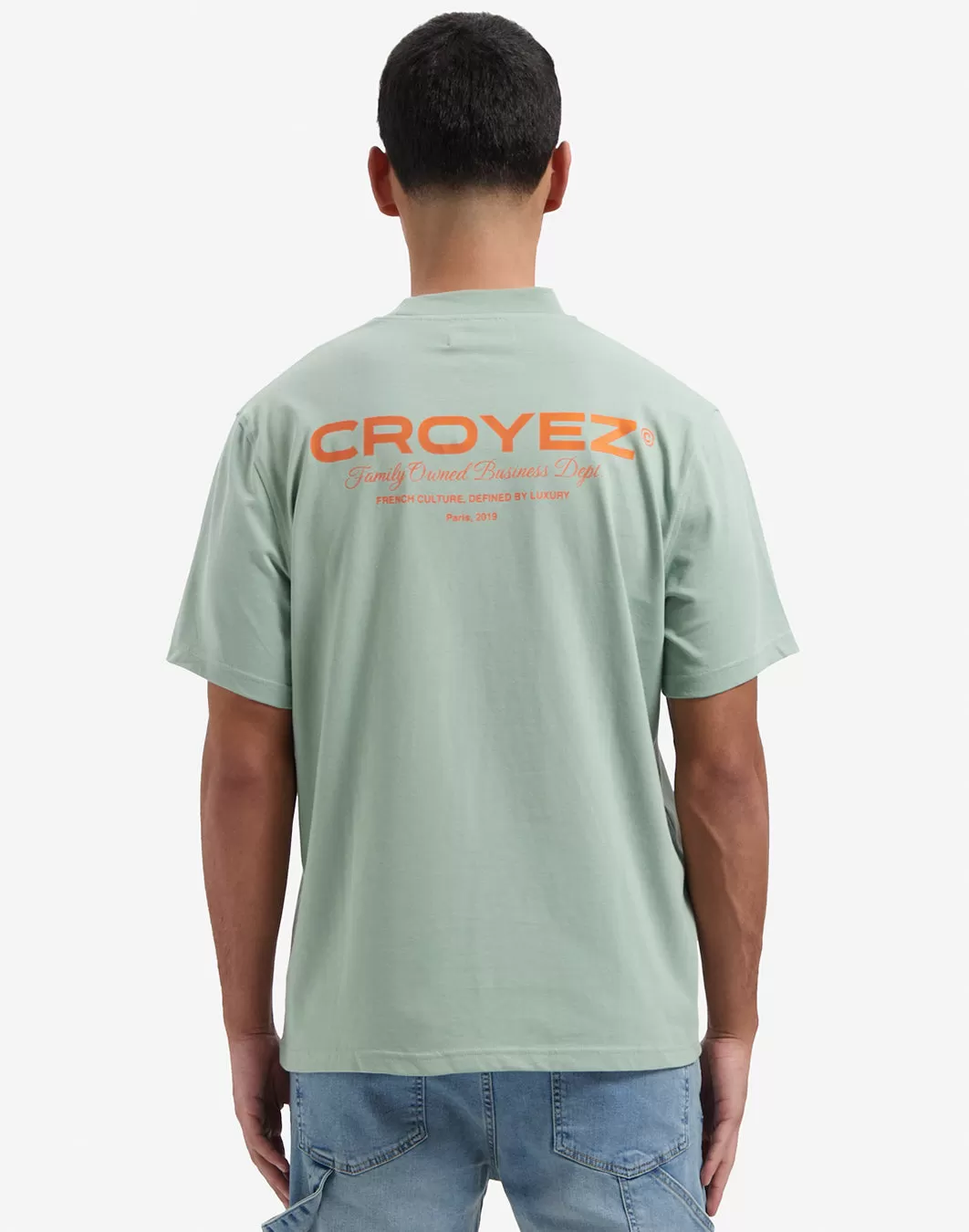 Croyez Family Owned Business T-Shirt | Green/Orange