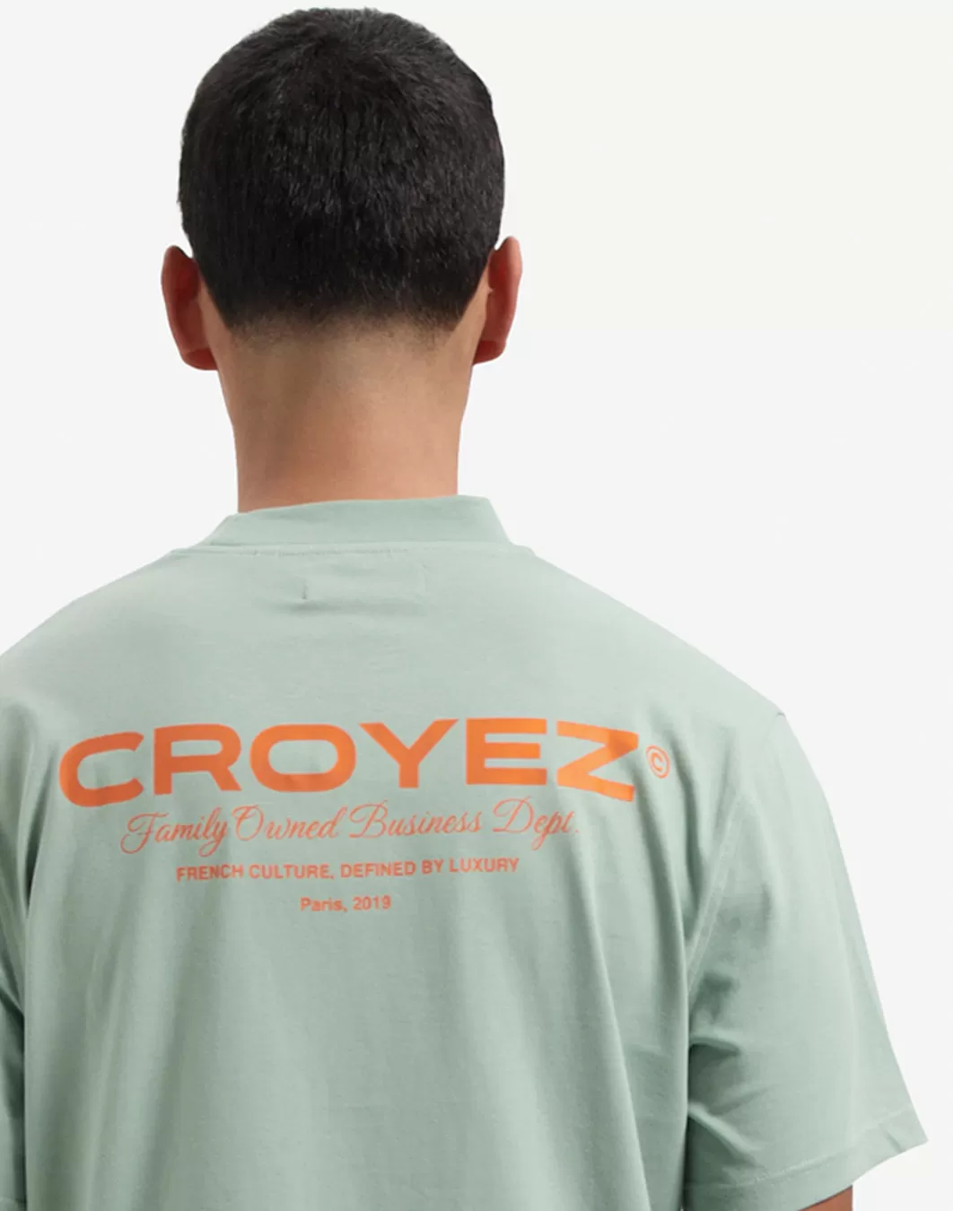 Croyez Family Owned Business T-Shirt | Green/Orange