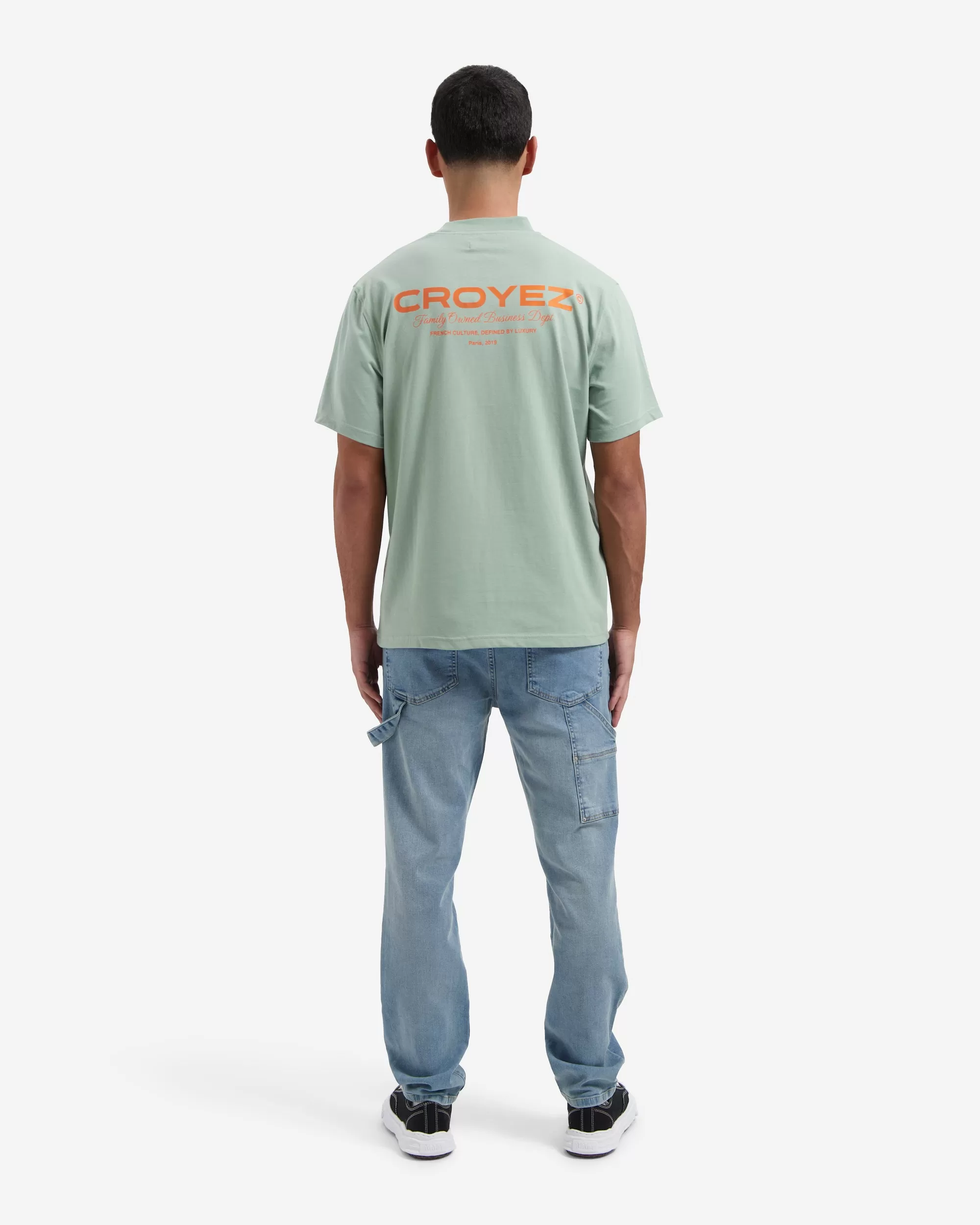 Croyez Family Owned Business T-Shirt | Green/Orange